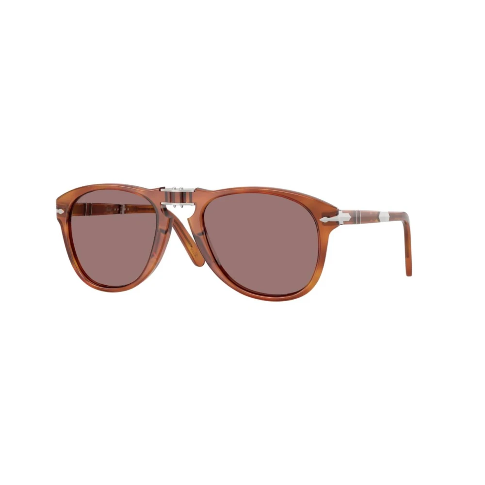 Persol Men's Purple Po0714sm 96/53 Man Sunglasses Acetate Havana Violet Pilot Normal - Image 4