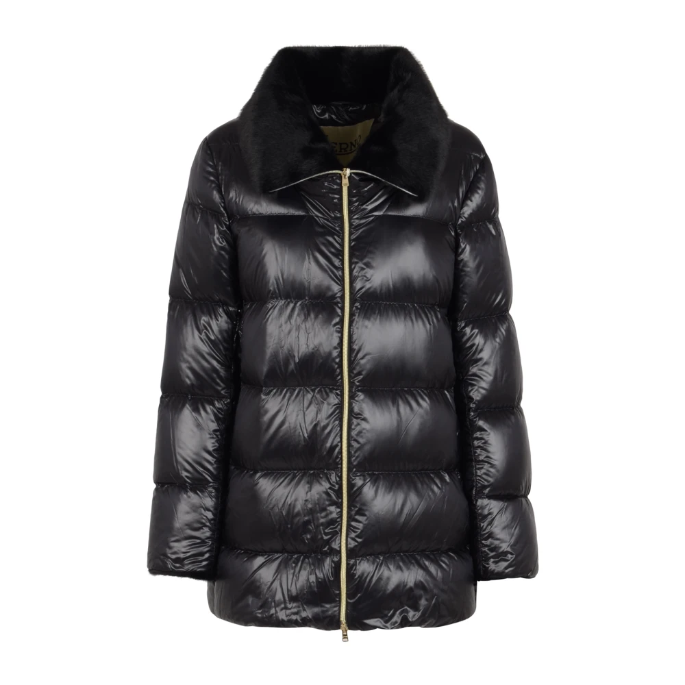 Herno A-Shape Jacket - Female - Down Jackets - Black - 3XL - Jackets