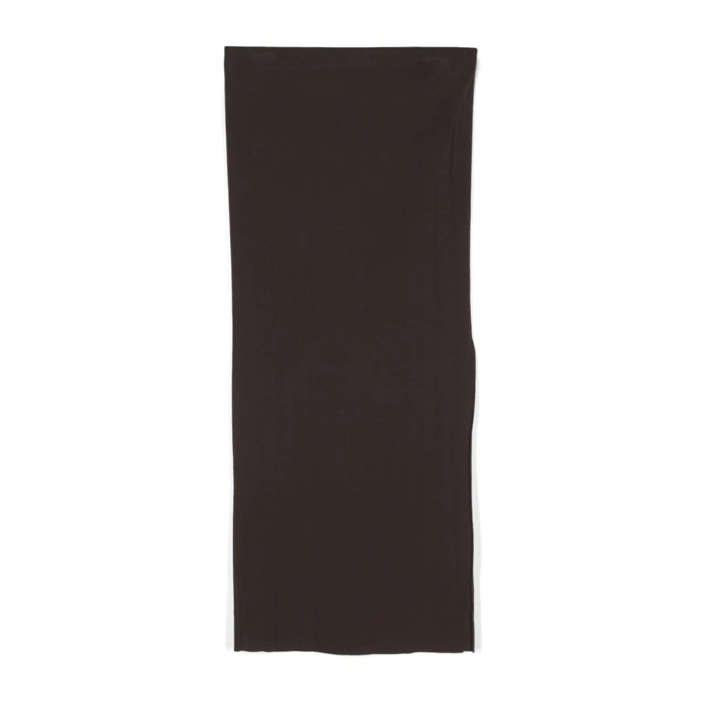 Remain Birger Christensen Chocolade Midi Rok Brown Dames