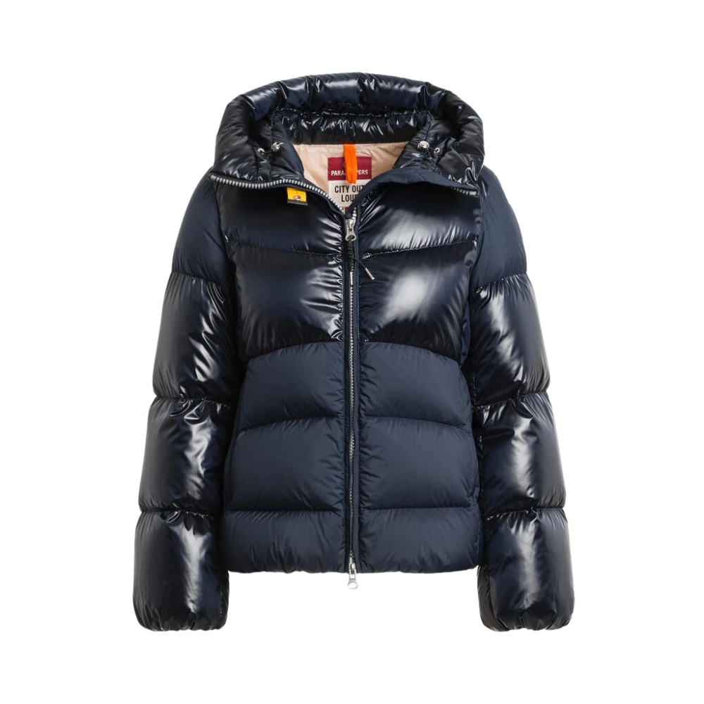 Parajumpers Women's Blue Down Jackets, Xl, Kodama Hooded Down Jacket