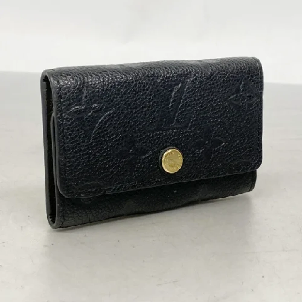 Louis Vuitton Vintage Pre-owned Fabric key-holders Black Unisex