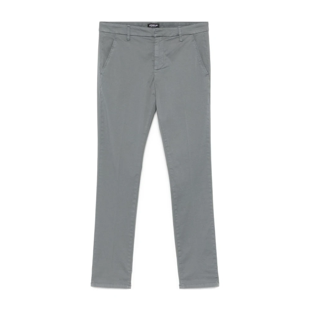 Dondup Grijze Broek Verhoog Garderobe Stijl Gray Heren