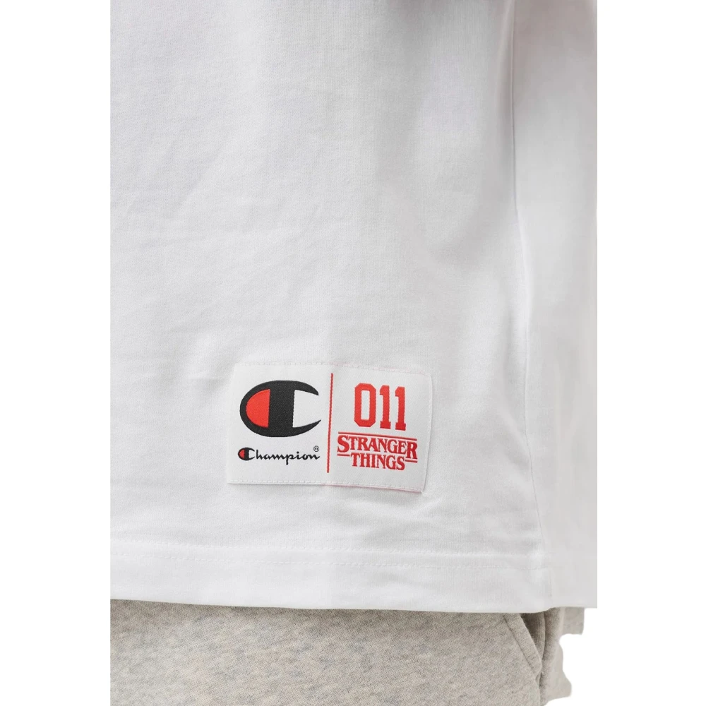 Champion Korte Mouw T-shirt White Heren