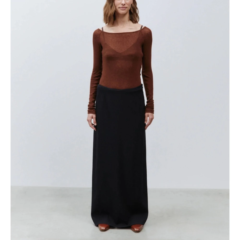 Alysi Wollen Split Rok Black Dames