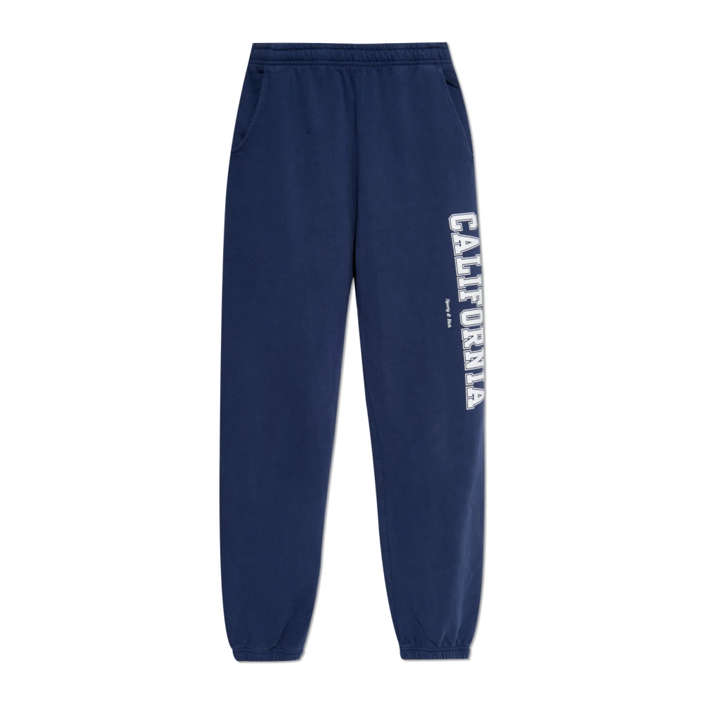 Sporty & Rich Sweatpants uit de Wall Street collectie Blue Unisex