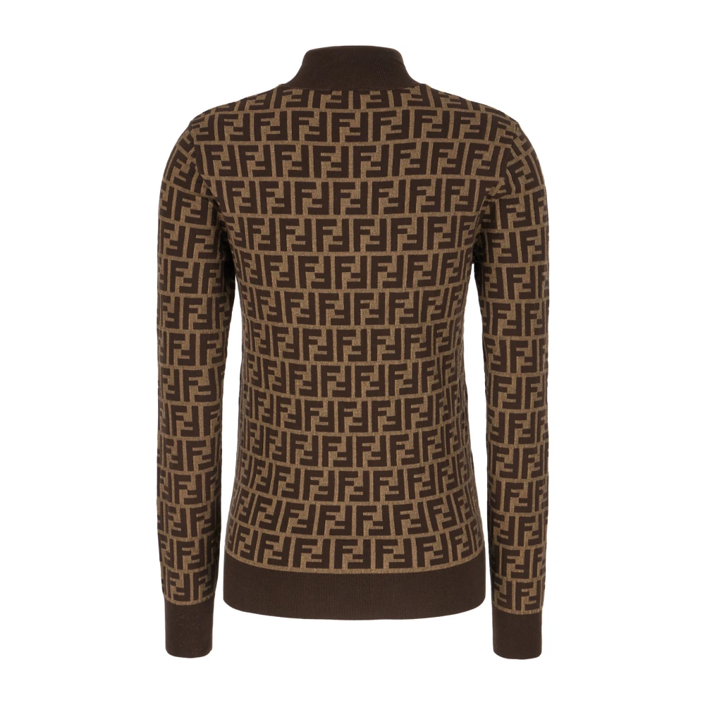Fendi Stijlvolle Gebreide Collectie Brown Dames