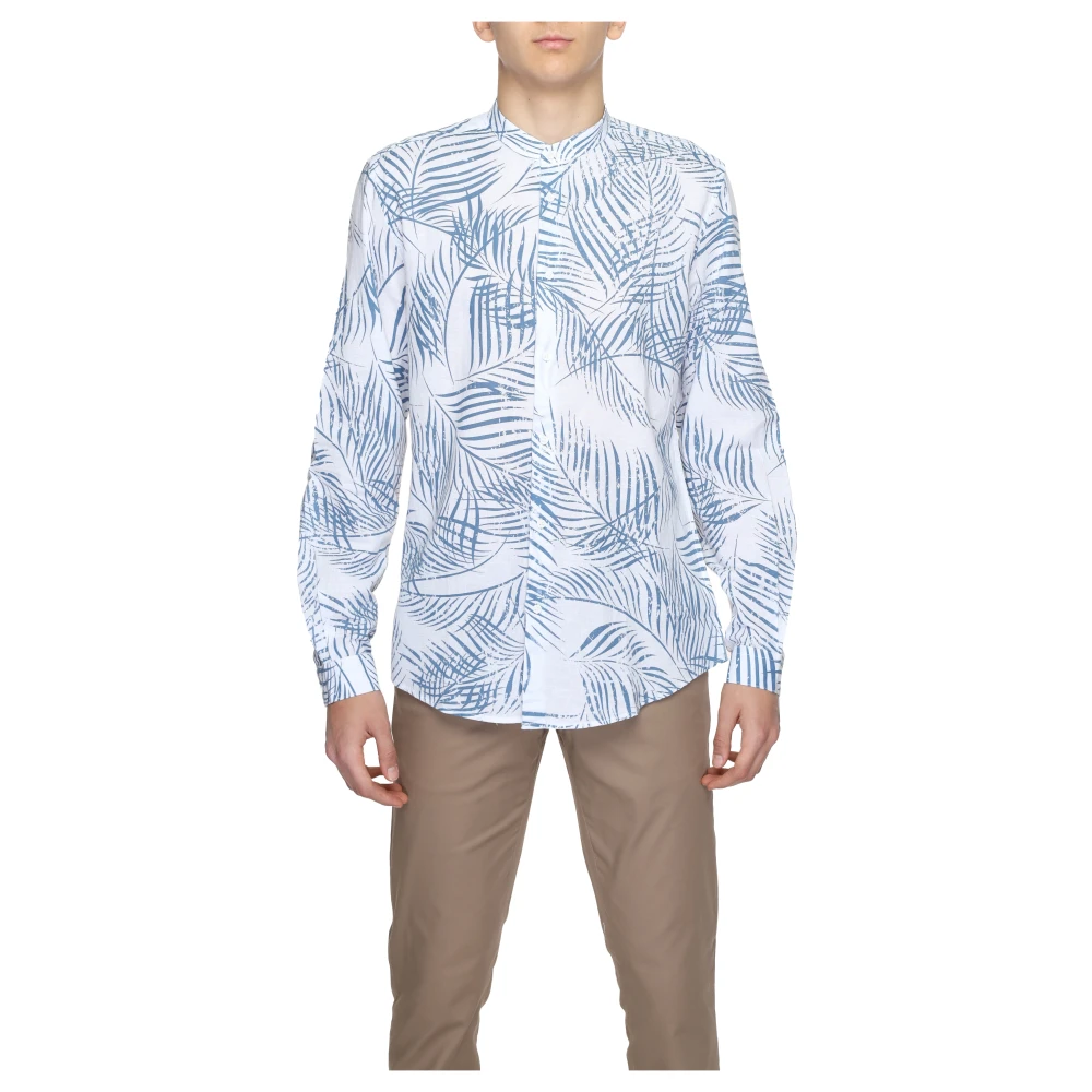 Antony Morato Trendy Bedrukt Katoenen Overhemd Multicolor Heren