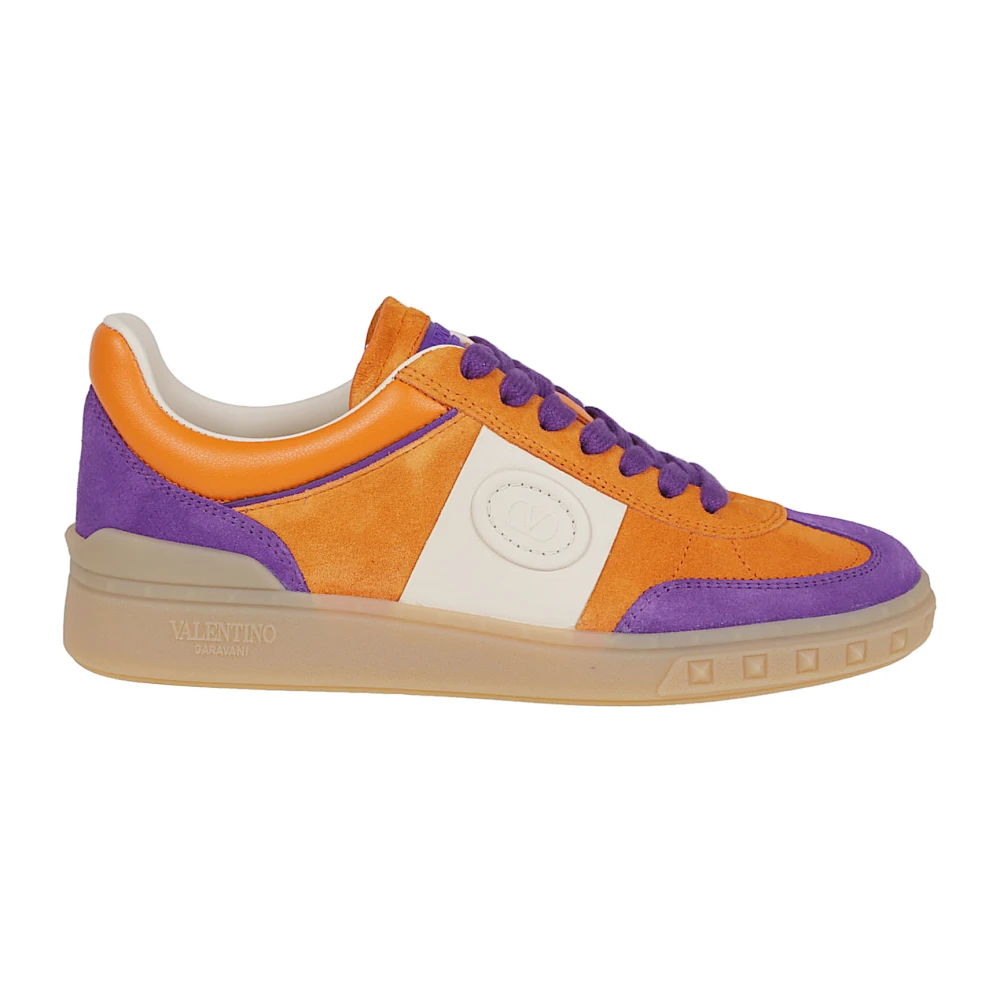 Valentino Garavani Studded Leren Low Top Sneaker Dames Schoenen Veelkleurig Multicolor