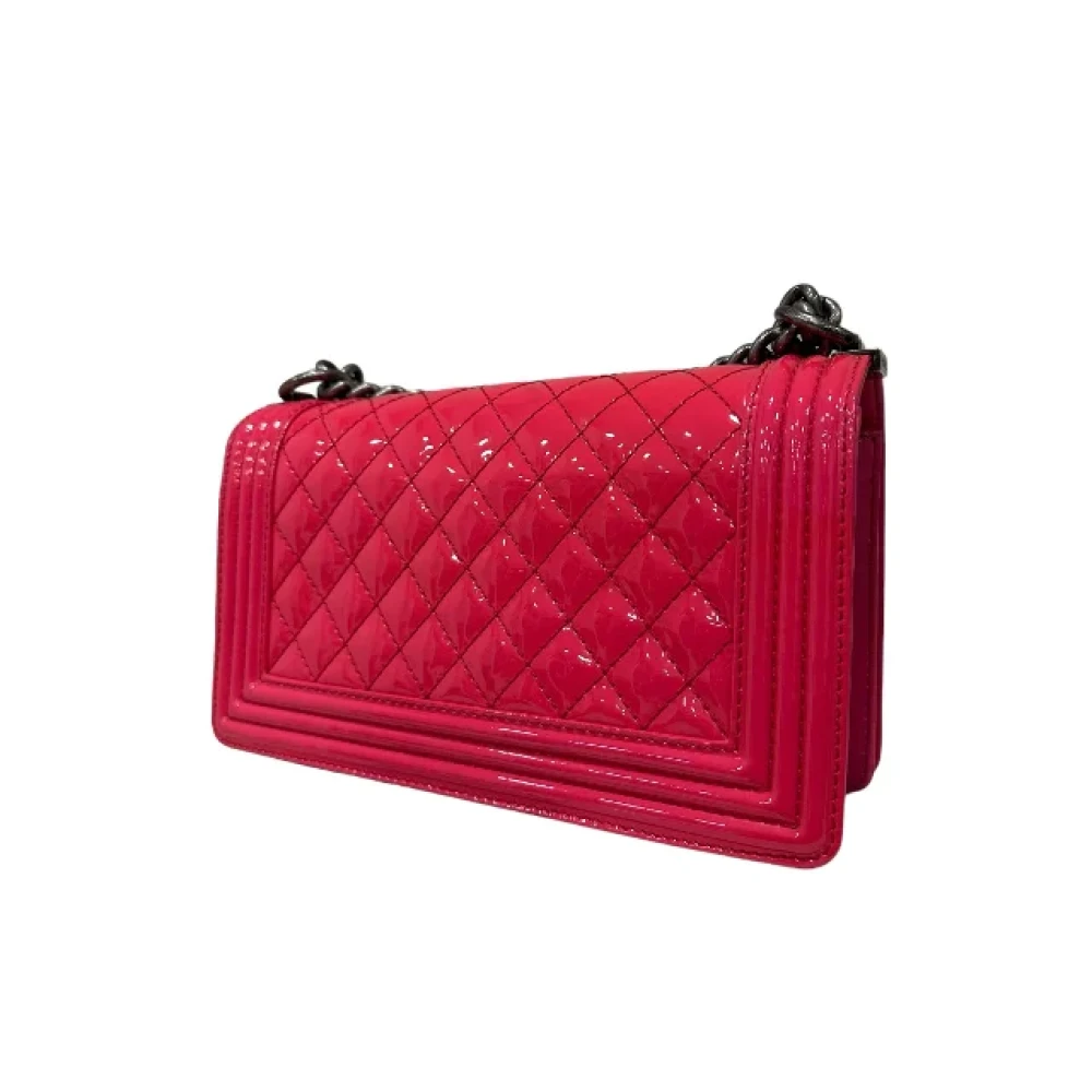 Chanel Vintage Pre-owned Leather chanel-bags Pink Dames
