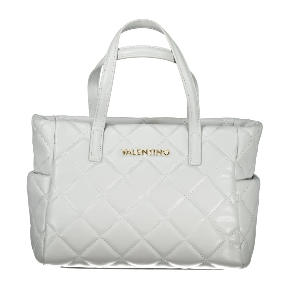 Valentino by Mario Valentino Grijze Dames Tas met Handvatten en Schouderriem Gray Dames