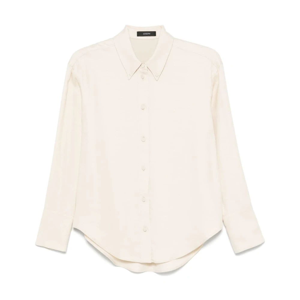 Joseph Elegante Felicien Blouse in Haver Beige Dames