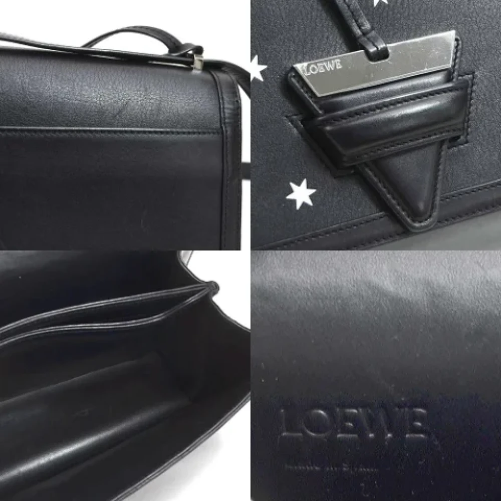 Loewe Pre-owned Fabric shoulder-bags Black Dames
