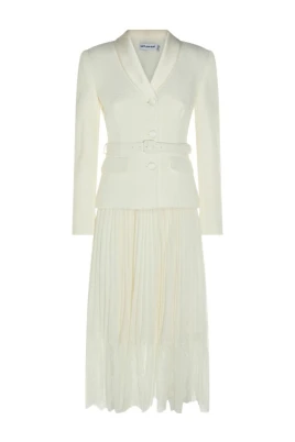 Shawl Collar Midi Dress