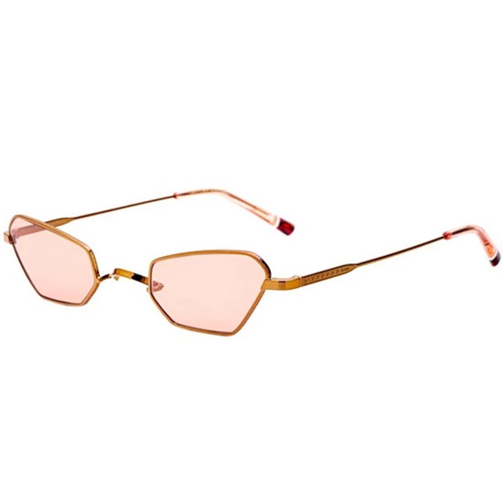 Etnia Barcelona Unisex Yellow Sunglasses, 48 Mm, Carytown Sunglasses In Rose Gold/Pink
