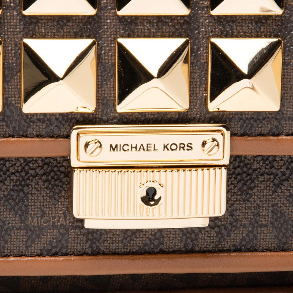 Michael Kors Bradshaw Postina Schoudertas Brown Dames
