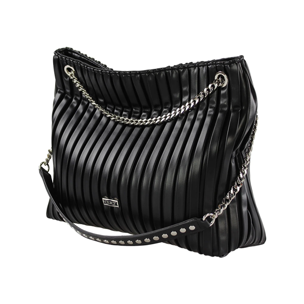 Cult Zwarte Tote Bag Patti van imitatieleer Black Dames
