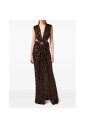 robe-longue-marron-chocolat-a-col-v