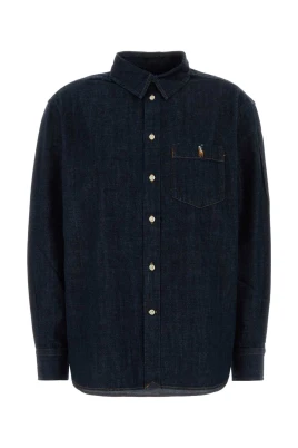 Klassisk Passform Denimskjorta