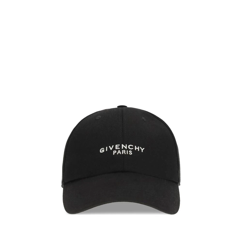Givenchy Men's Black Hats & Caps, One Size, Logo Baseball Hat