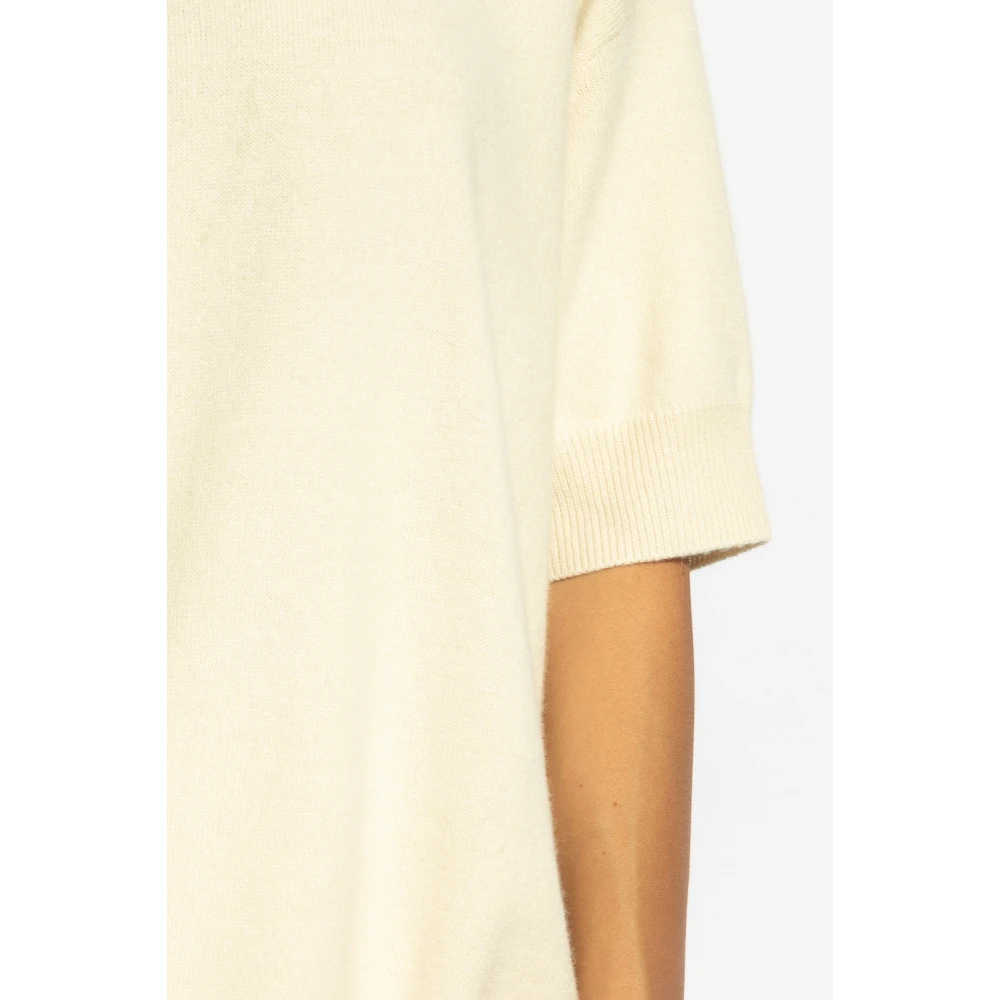 Jil Sander Trui met korte mouwen Beige Dames