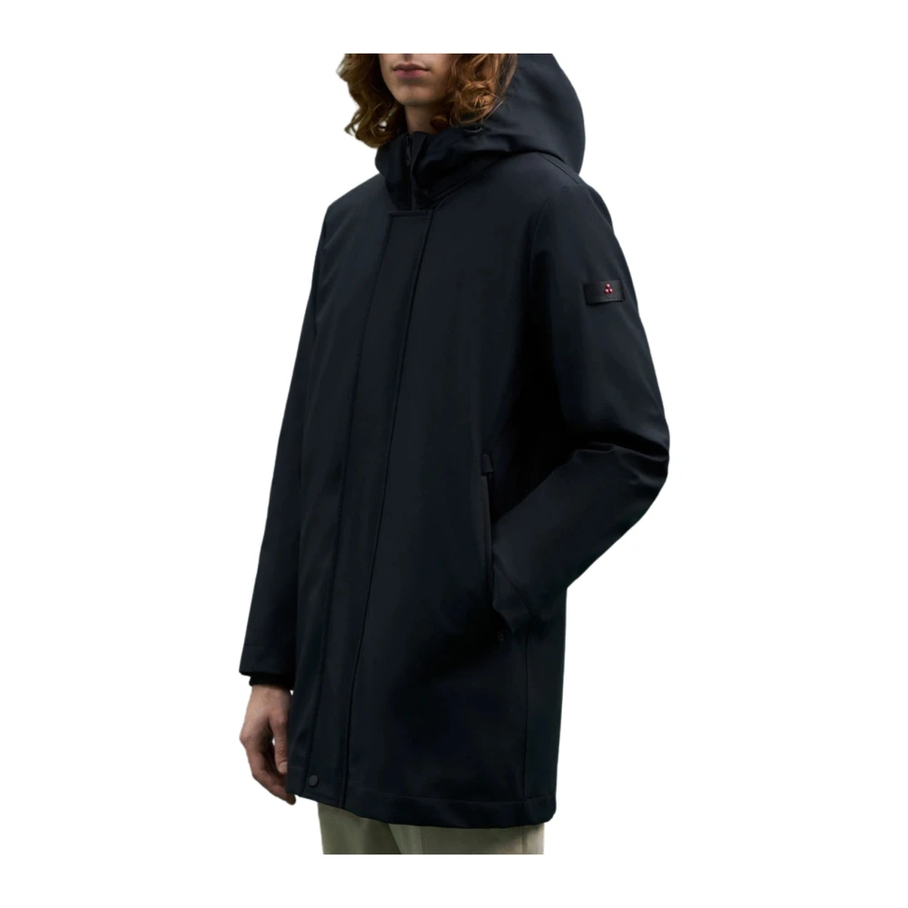 Peuterey Stijlvolle Zwarte Winterjas Black Heren
