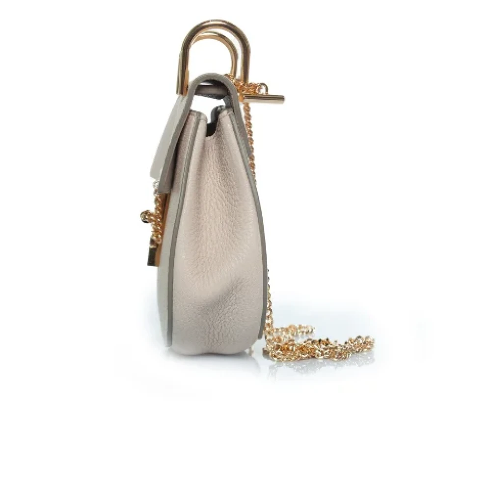 Chloé Leather shoulder-bags Gray Dames