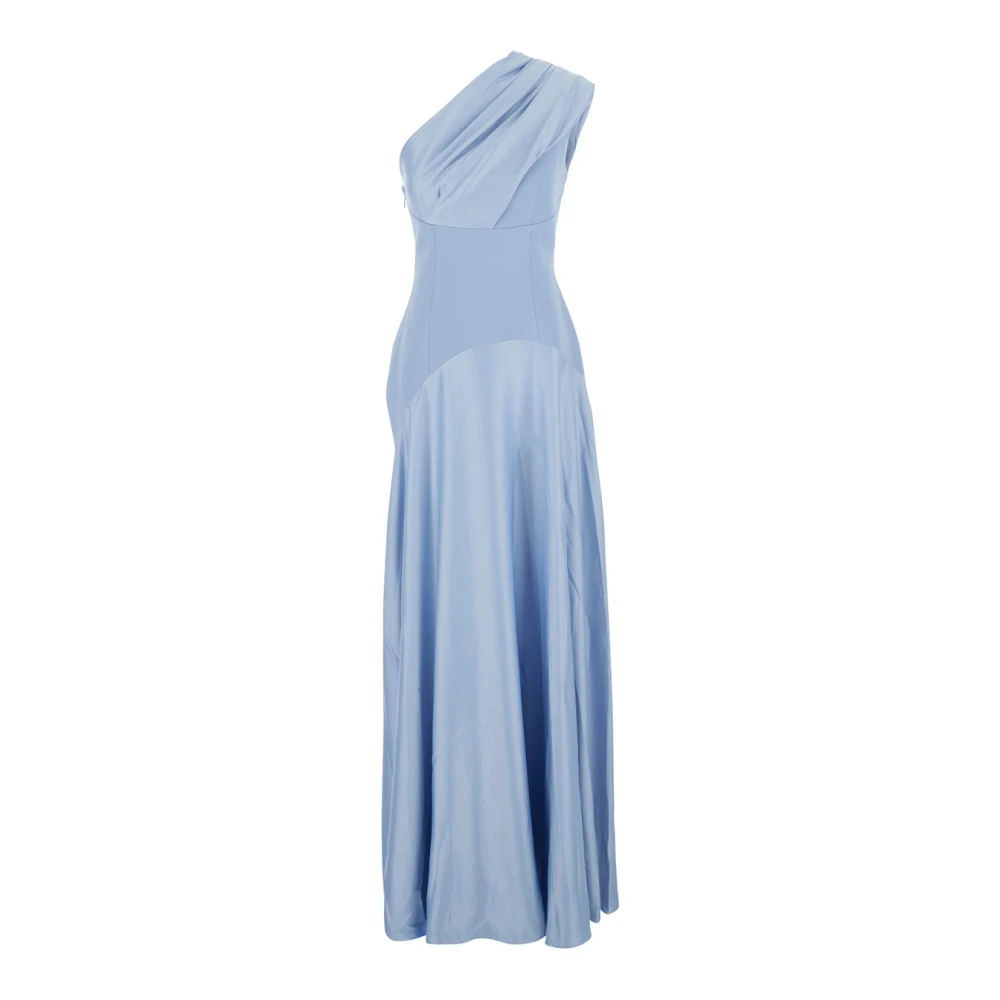 Solace London Donna Blu - Abito Lungo Gabriela Monospalla - Dresses - Xs