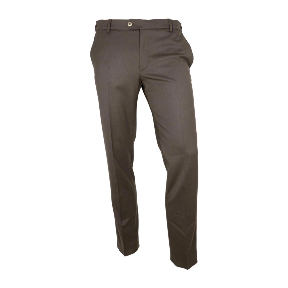Meyer Winter Flanel Elastische Herenbroek Oslo Brown Heren