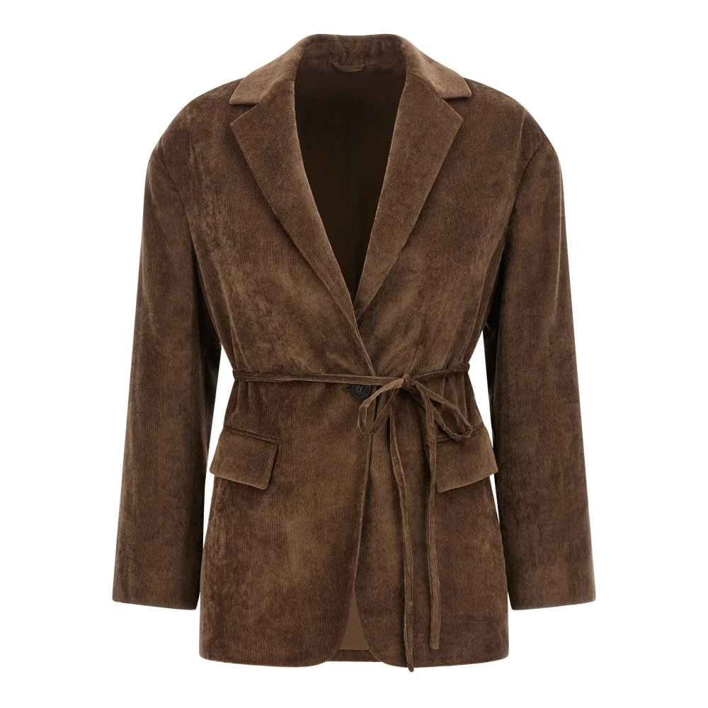 Brunello Cucinelli Donna Marrone Cappotti, M, New,