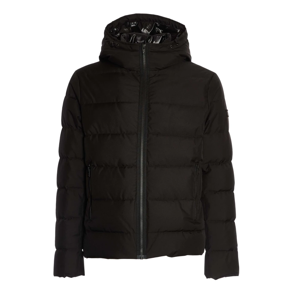 TOD'S Zwarte Donsjas voor Mannen Black Heren