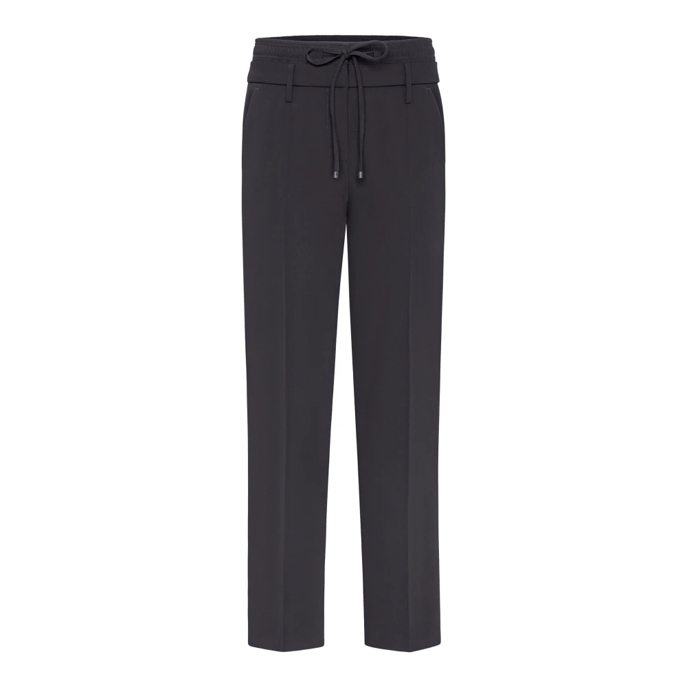 Cambio Women's Black Straight Trousers, Xs, Stylish Karen Jeans