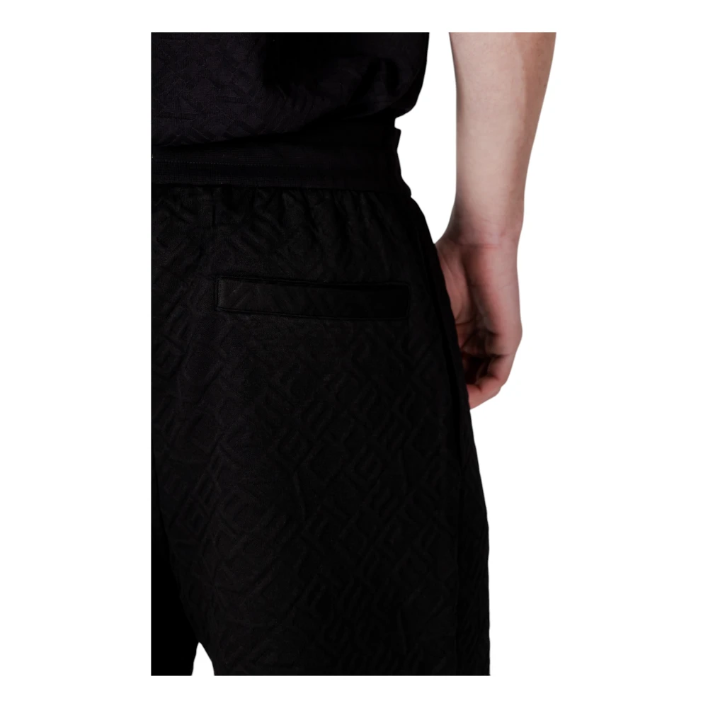 Armani Exchange Sportieve Bermuda Shorts Collectie Black Heren