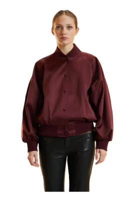 Satin Bomber Jacka