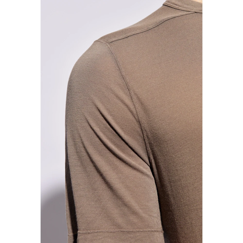 Rick Owens Level T-shirt Brown Heren