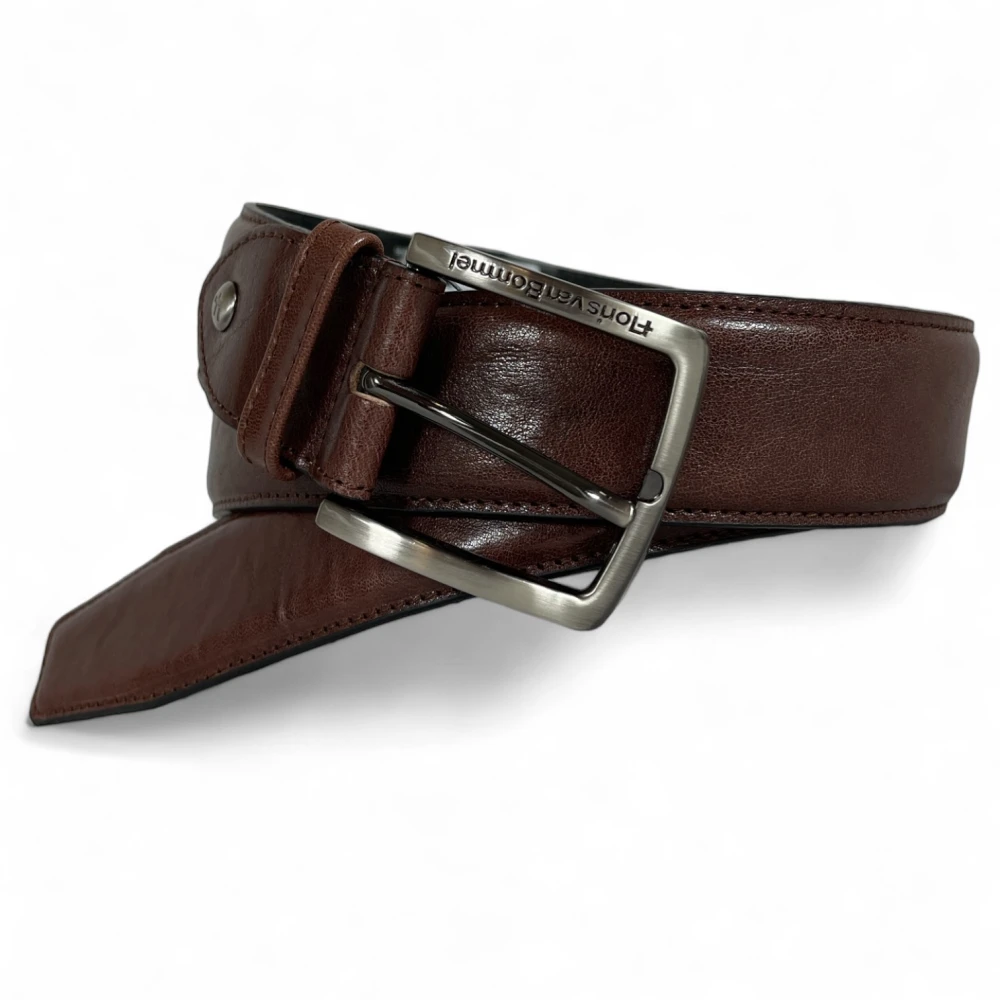 Van Bommel Floris Heren Leren Riem Bruin Cognac Brown Heren