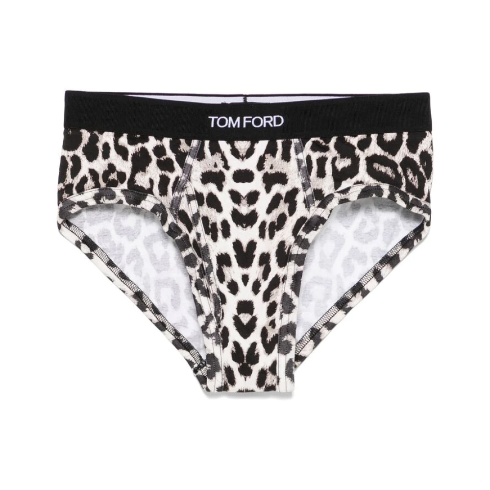 Tom Ford Luipaardprint Katoenmix Ondergoed Multicolor Heren