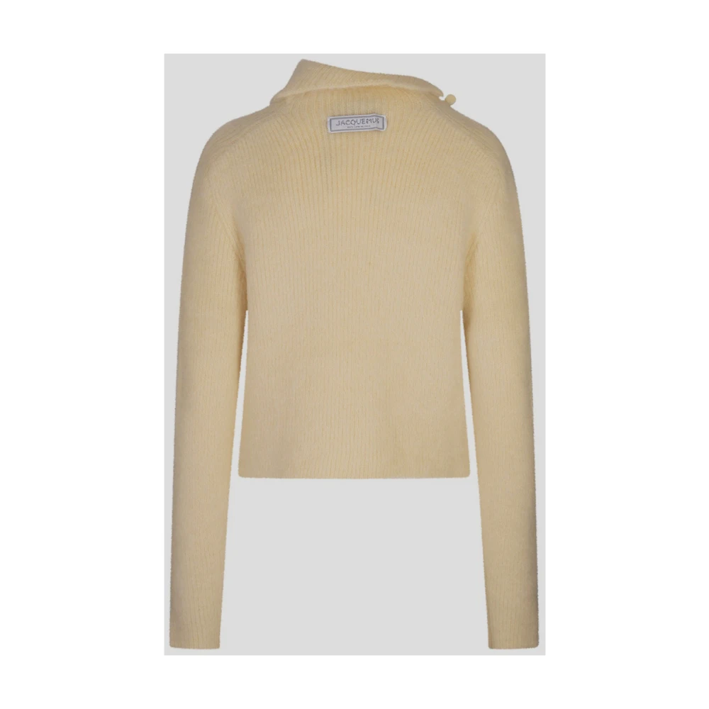 Jacquemus Marina Trui in Gemengde Stof Yellow Dames