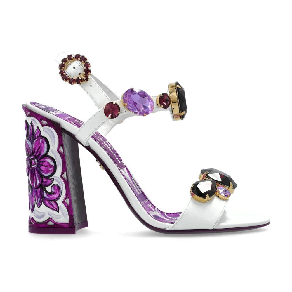 Dolce & Gabbana Mujer Morado Zapatos, Púrpura, Talla: 40 Eu