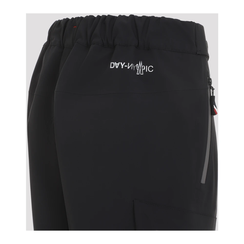 Moncler Zwarte Broek voor Mannen Black Heren