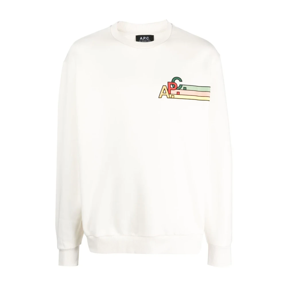 A.p.c. Men's Beige Spring Sweatshirt - Sweatshirts - Xl - Sweatshirts & Hoodies