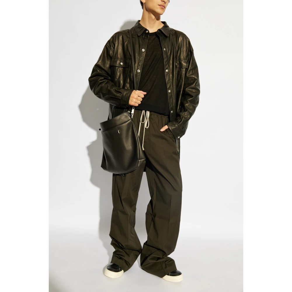 Rick Owens T-shirt Level LS T Black Heren