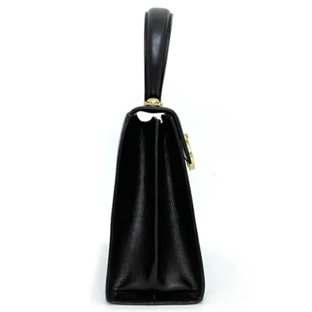 Salvatore Ferragamo Pre-owned Leather handbags Black Dames