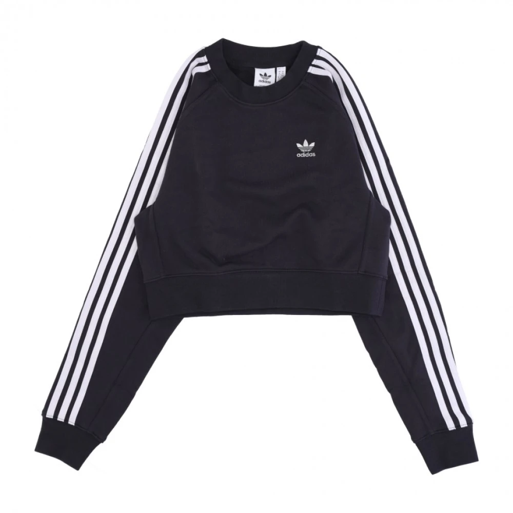 Adidas Streetwear Crewneck Sweatshirt Zwart Black Dames
