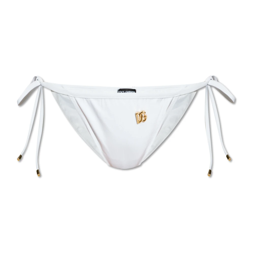 Dolce & Gabbana Femme Blanc - Bas De Maillot De Bain - Maillots De Bain - Taille: 44 Fr