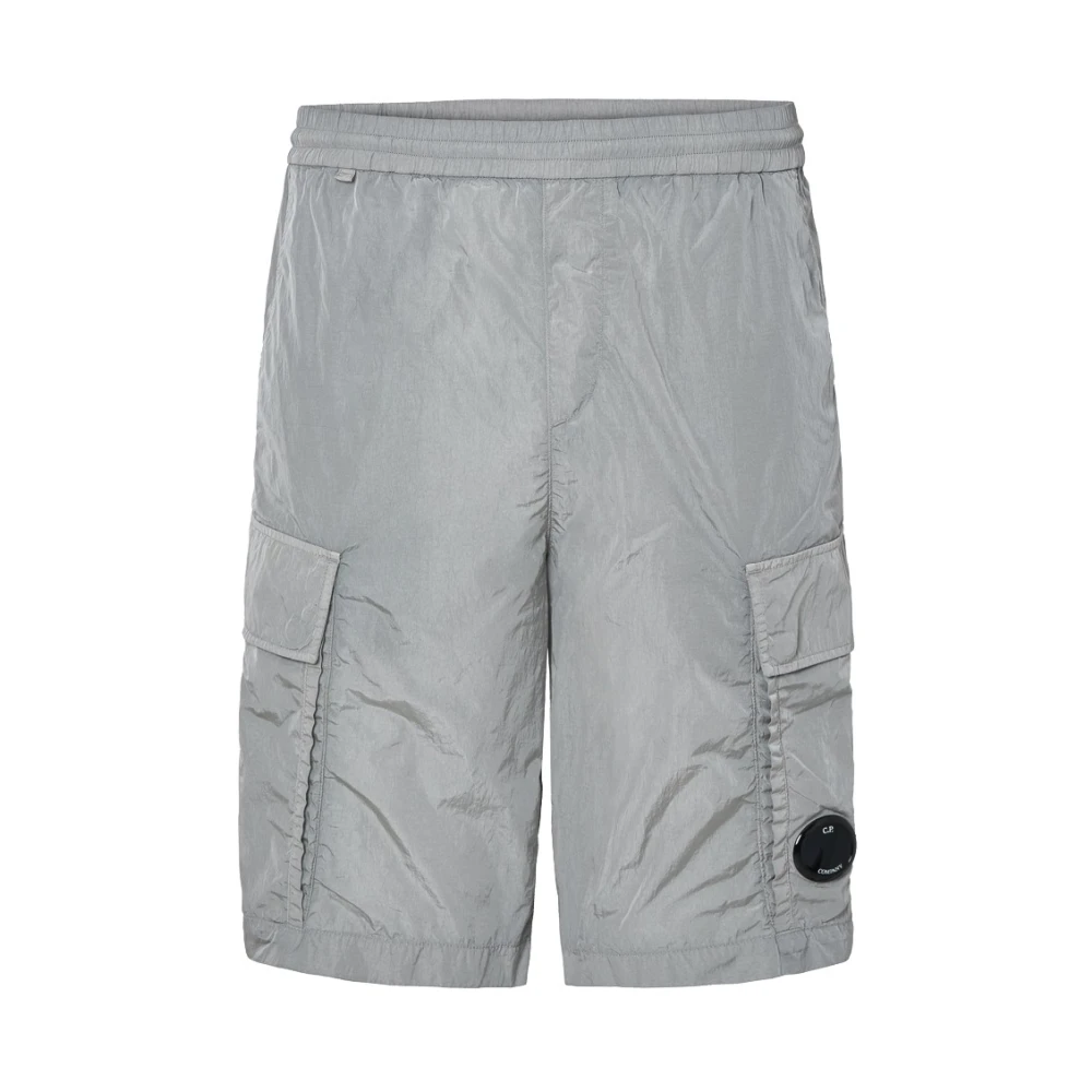 C.P. Company Nylon Cargo Shorts Chrome-R Style Gray Heren