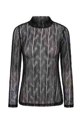 BarbCC Turtleneck Blouse