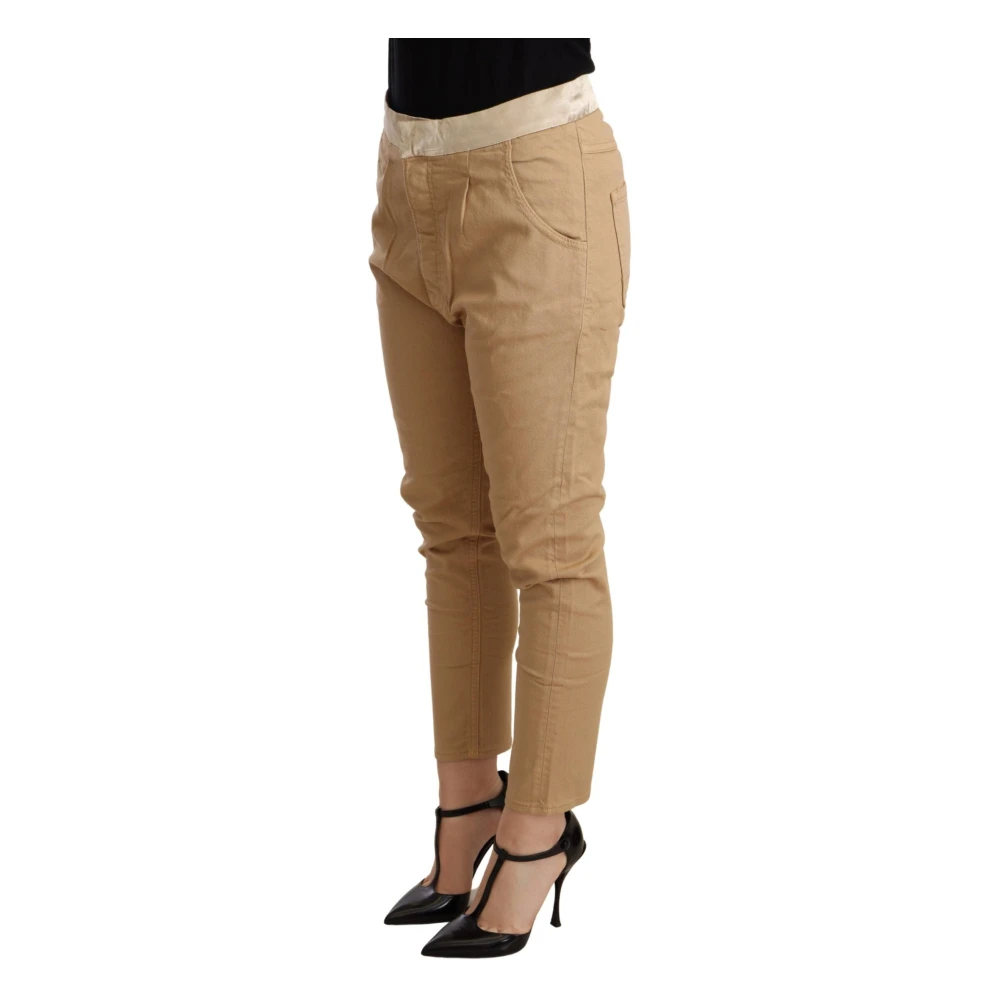 Cycle Beige Slim Fit Skinny Broek Beige Dames