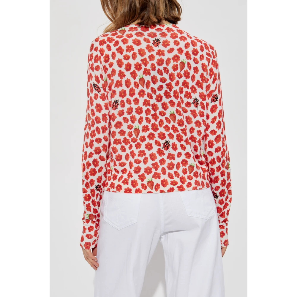 Versace Zijden vest Red Dames
