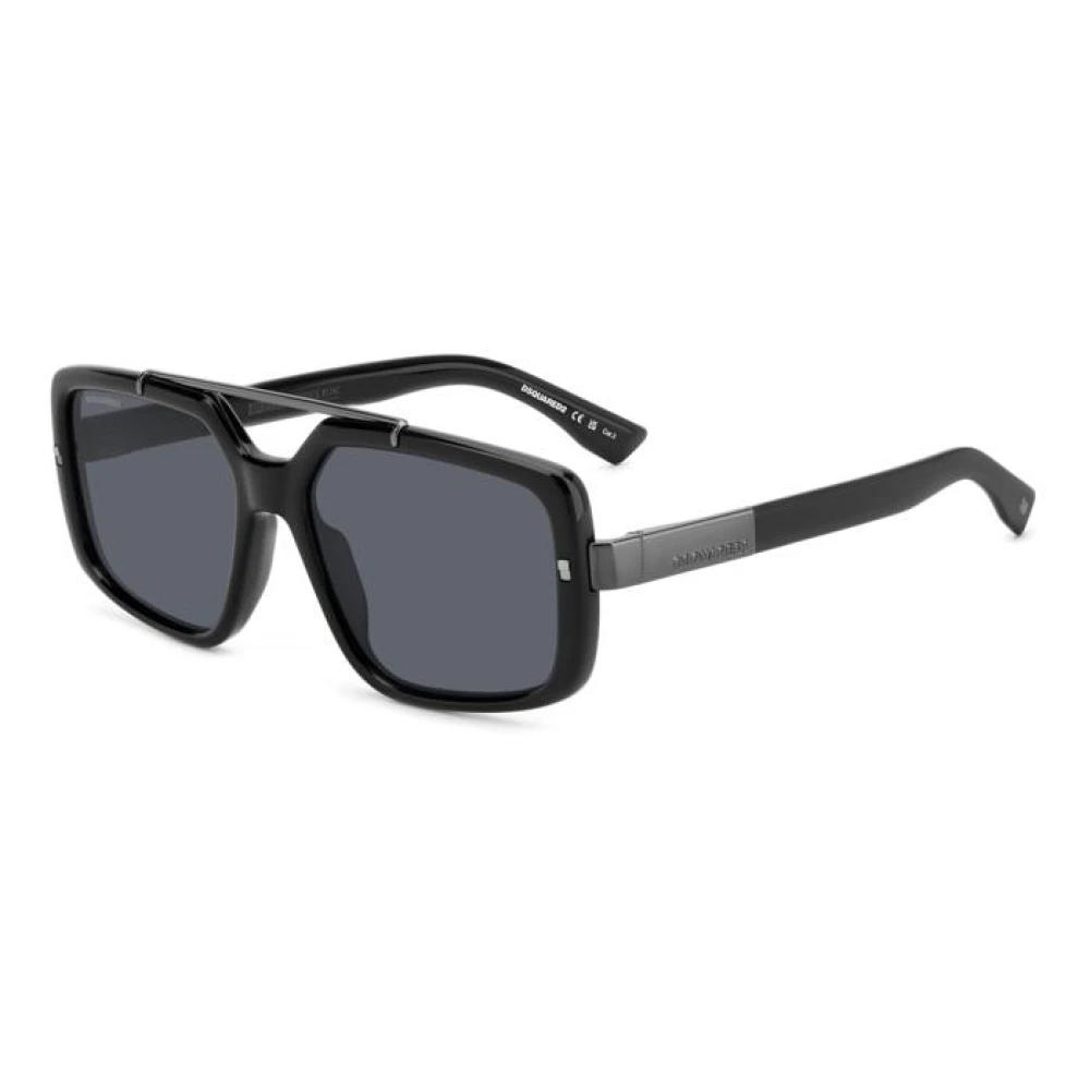 Dsquared2 Men's Black Retro Glam Sunglasses - Sunglasses - 57 Mm - Accessories
