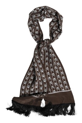 echarpe-homme-a-franges-et-imprime-cranes-marron